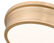 Bentley LED Flush Mount (7702F16-MGLD-LED)