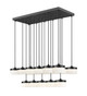 Z-Lite - 827P6-17L-MB-LED - LED Linear Chandelier - Renaud - Matte Black