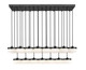 Renaud LED Linear Chandelier (827P6-23L-MB-LED)
