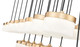 Renaud LED Linear Chandelier (827P6-23L-MGLD-LED)