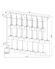 Renaud LED Linear Chandelier (827P6-23L-MGLD-LED)