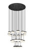 Z-Lite - 827P6-27R-MB-LED - LED Chandelier - Renaud - Matte Black