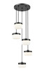 Z-Lite - 827P6-5R-MB-LED - LED Chandelier - Renaud - Matte Black