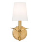 Aslin One Light Wall Sconce (830-1S-GLF)