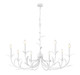 Aslin Eight Light Chandelier (830-42TXWH)