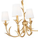 Aslin Six Light Linear Chandelier (830-44L-GLF)