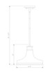 Reznor One Light Pendant (831P12-MGLD)
