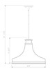 Reznor One Light Pendant (831P18-BN)