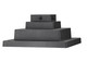Z-Lite - LSQPM-BK - Outdoor Pier Mount - Pier Mounts - Sand Black