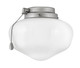 Hinkley - 930008FBN - LED Fan Light Kit - Light Kit Schoolhouse - Brushed Nickel
