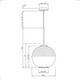 Callisto One Light Pendant (2761-01-12)