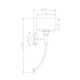 Zane One Light Wall Sconce (5748-01-12)