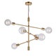 Baton Six Light Chandelier (7117-06-12)