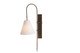 Anniston One Light Wall Sconce in Rubbed Bronze/Feather White Linen (550-SCH-175055)