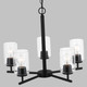 Oslo Five Light Chandelier in Brushed Nickel (1-31171-962)
