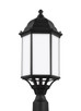 Generation Lighting - 8238751-12 - One Light Outdoor Post Lantern - Sevier - Black