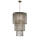 Gabby - SCH-175261 - Four Light Chandelier - Dolores - Antique Gray|Brushed Brass