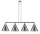 Innovations - 214-PC-G43-L-LED - LED Island Pendant - Franklin Restoration - Polished Chrome