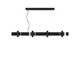 Accord Lighting - 1500.44 - 14 Light Pendant - Flow - Charcoal