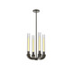 Alora - CH316004UBCR - Four Light Chandelier - Flute - Ribbed Glass/Urban Bronze
