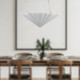 Martine Three Light Chandelier (CH352323AW)