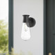 Marcel One Light Outdoor Wall Lantern (EW464001BKCB)