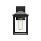 Larchmont One Light Exterior Wall Mount (EW552009BKCL)