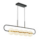 Alora - LP302005MBBG - LED Pendant - Tagliato - Matte Black/Brushed Gold