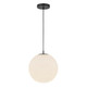 Kuzco Lighting - PD43612-BK/OP-5CCT-UNV - LED Pendant - Marco - Black/Opal Glass