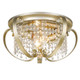 Ella Two Light Flush Mount in White Gold (62-1323-FM WG)