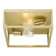 Wesson Two Light Flush Mount in Olympic Gold (62-2072-FM OG)