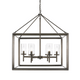 Golden - 2073-6 GMT - Six Light Chandelier - Smyth - Gunmetal Bronze