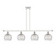 Innovations - 516-4I-WPC-G1213-8 - Four Light Island Pendant - Ballston - White Polished Chrome