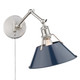 Orwell One Light Wall Sconce (3306-A1W PW-NVY)