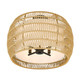 Everly Four Light Semi-Flush Mount (6805-4SF BLK-NR)