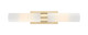 Innovations - 617-2W-CB-G617-11WH - Two Light Bath Vanity - Downtown Urban - Champagne Bronze