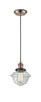 Innovations - 201CBP-ACBK-G532 - One Light Mini Pendant - Franklin Restoration - Antique Copper