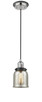 Innovations - 201CBP-PNBK-G58 - One Light Mini Pendant - Franklin Restoration - Polished Nickel