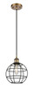 Innovations - 516-1P-BB-CE-8-BK - LED Pendant - Ballston - Brushed Brass