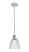 Innovations - 516-1P-WPC-G382-LED - LED Mini Pendant - Ballston - White Polished Chrome