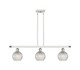 Innovations - 516-3I-WPC-G122C-6CL - Three Light Island Pendant - Ballston - White Polished Chrome