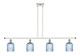 Innovations - 516-4I-WPC-G559-5BL - Four Light Island Pendant - Ballston - White Polished Chrome