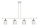 Innovations - 516-4I-WPC-G559-5SDY - Four Light Island Pendant - Ballston - White Polished Chrome
