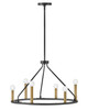 Lark - 83155BK - LED Chandelier - Lazlo - Black