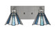 Toltec Lighting - 1162-BN-9325 - Two Light Bath Bar - Edge - Brushed Nickel