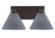 Toltec Lighting - 1162-ES-4052 - Two Light Bath Bar - Edge - Espresso