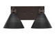Toltec Lighting - 1162-ES-4059 - Two Light Bath Bar - Edge - Espresso