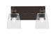 Toltec Lighting - 1162-ES-461 - Two Light Bath Bar - Edge - Espresso