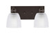 Toltec Lighting - 1162-ES-500 - Two Light Bath Bar - Edge - Espresso