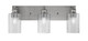 Toltec Lighting - 1163-BN-3002 - Three Light Bath Bar - Edge - Brushed Nickel